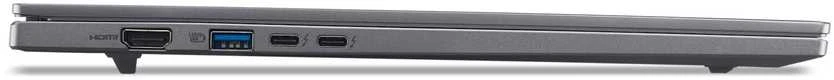 Nešiojamas kompiuteris ACER NTB Aspire 16 AI (A16-52M-78L6), Ultra 7 258V, 16" WUXGA, 32GB, 1TB SSD, Intel Arc 130V, W11H, pilkas