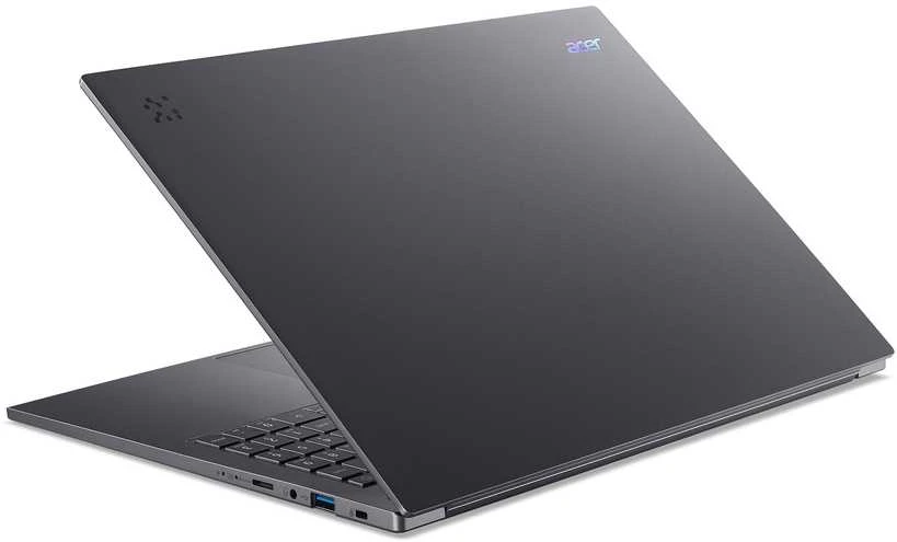 Nešiojamas kompiuteris ACER NTB Aspire 16 AI (A16-61M-R3RG), AI 7 350, 16 colių 1920 x 1200 pikselių, 32 GB, 1 TB SSD, Radeon 860M, W11 Home, plieno pilka