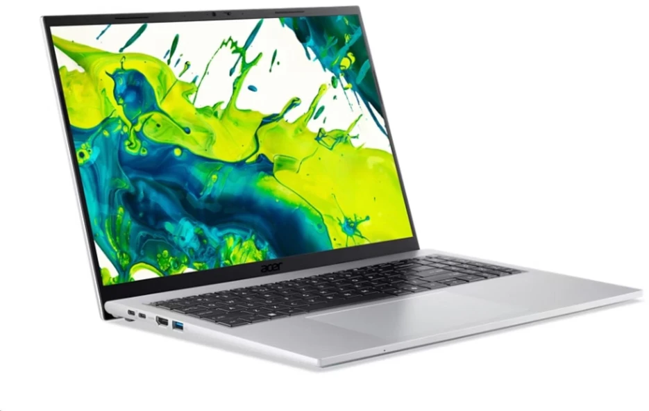 Nešiojamas kompiuteris ACER NTB Aspire Go 16 (AG16-71P-75MQ), Core 7 150U, 16 colių WUXGA, 16 GB, 1 TB SSD, Intel, W11H, sidabrinė