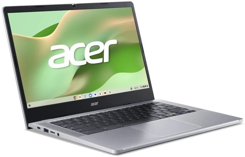 Nešiojamas kompiuteris ACER Chromebook 314 (CB314-4H-C8DV), N100, 14" FHD, 8GB, 128GB eMMC, Intel UHD, Chrome OS, Sidabrinis