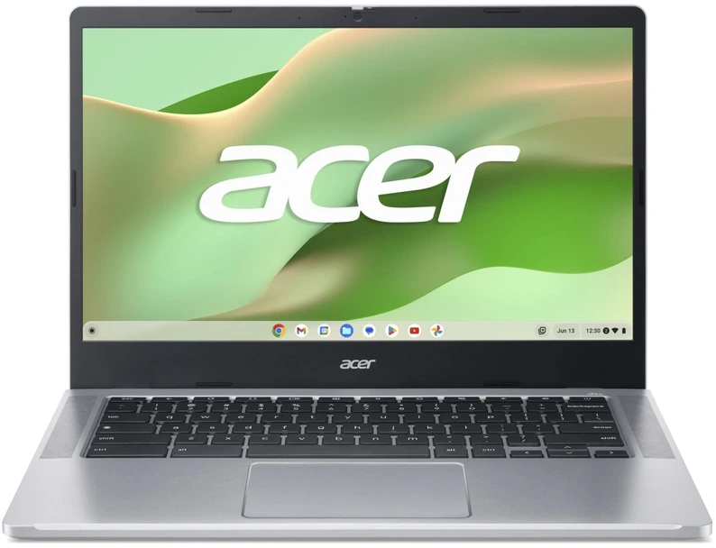 Nešiojamas kompiuteris ACER Chromebook 314 (CB314-4H-C8DV), N100, 14" FHD, 8GB, 128GB eMMC, Intel UHD, Chrome OS, Sidabrinis