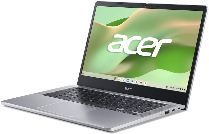 Nešiojamas kompiuteris ACER Chromebook 314 (CB314-4H-C8DV), N100, 14" FHD, 8GB, 128GB eMMC, Intel UHD, Chrome OS, Sidabrinis