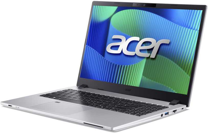 Nešiojamas kompiuteris ACER NTB TravelMate P2 (TMP215-55-TCO-55B2), i5-120U, 15.6" FHD, 16GB, 512GB SSD, Intel Graphics, W11P, sidabrinis
