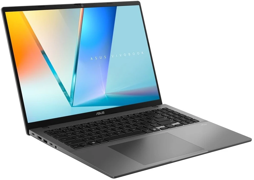 Nešiojamas kompiuteris ASUS NTB Vivobook S16 (S3607AA-OLED047WZ), Ultra 5 325, 16 colių įstrižainė, 1920 x 1200 pikselių, 32 GB, 512 GB SSD, Intel Graphics, W11 Home, pilka