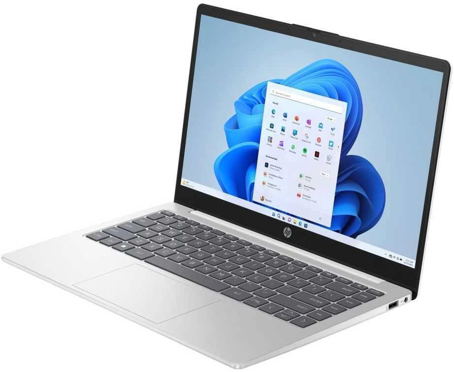 Nešiojamas kompiuteris Hewlett Packard (HP) NTB HP 14-em0040nc, R5-7520U, 8GB, 512GB, Radeon, 14" FHD IPS 300n, W11H6, Baltas