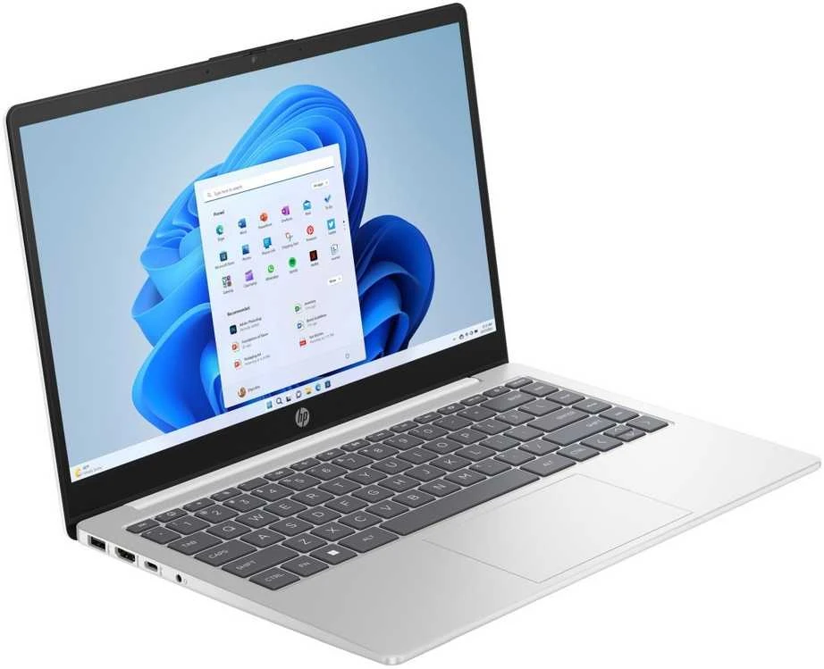 Nešiojamas kompiuteris Hewlett Packard (HP) NTB HP 14-em0040nc, R5-7520U, 8GB, 512GB, Radeon, 14" FHD IPS 300n, W11H6, Baltas