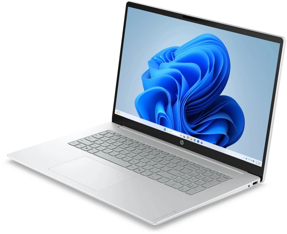 Hewlett Packard (HP) nešiojamas kompiuteris HP OmniBook 3 17-dk0071ncx, Core 5 120U (10C), 17,3" FHD, 16 GB DDR5, 512 GB SSD, Win11 Pro, 2 metų garantija