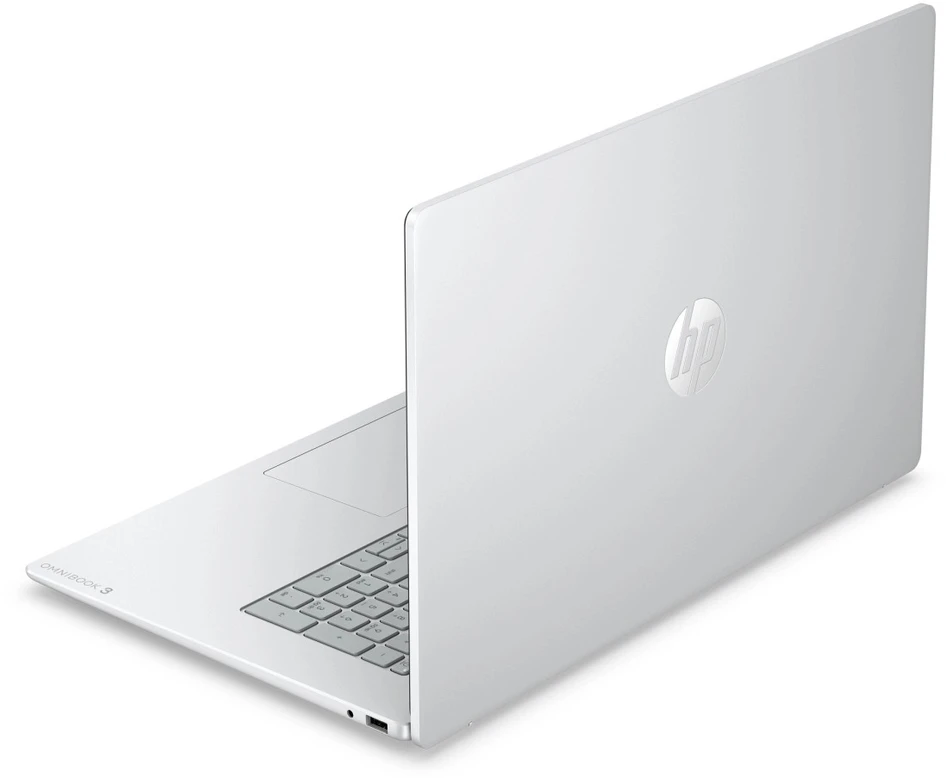 Hewlett Packard (HP) nešiojamas kompiuteris HP OmniBook 3 17-dk0071ncx, Core 5 120U (10C), 17,3" FHD, 16 GB DDR5, 512 GB SSD, Win11 Pro, 2 metų garantija