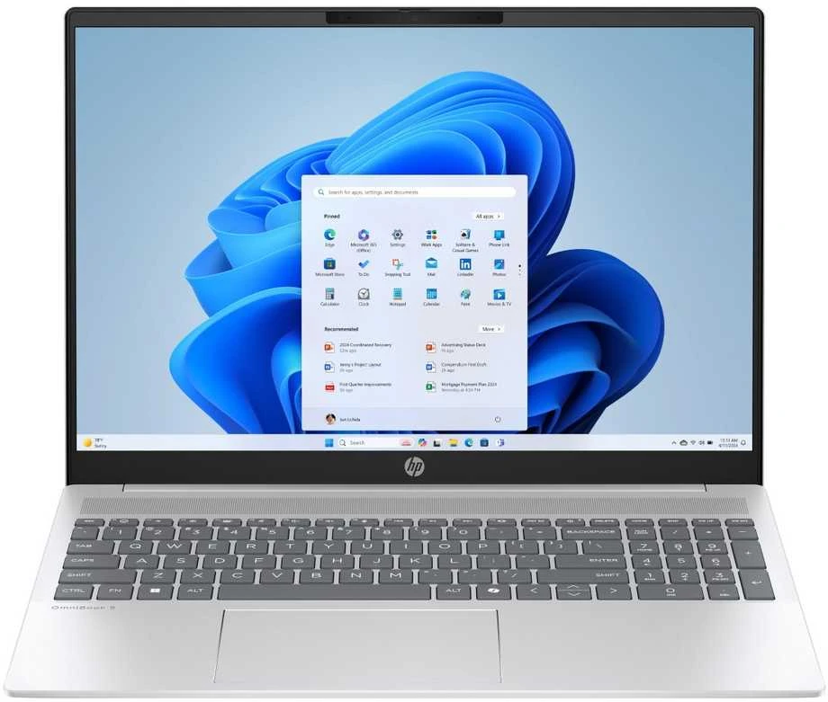 Nešiojamas kompiuteris Hewlett Packard (HP) NTB HP OmniBook 5 16-ba1001nc, Core i5-1334U, 16" 2K 1920x1200 OLED, 16GB LPDDR5X, 512GB SSD, Win11, 3M GamePas