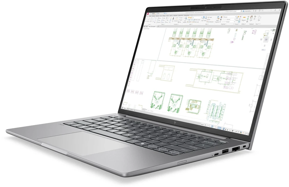 Nešiojamas kompiuteris Hewlett Packard (HP) HP NTB Zbook 8 G2i 14 U5 325, WUXGA, 16 GB, 512 GB G5, WiFi7+BT6, FPS, su apšvietimu, KBD, Win11Pro, 3 metai vietoje