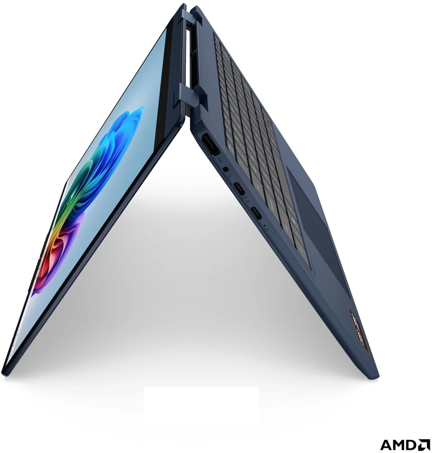 Nešiojamas kompiuteris Lenovo IdeaPad 5 2-in-1 14HP11 kosminės mėlynos spalvos (83UJ000XCK)