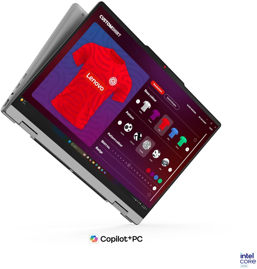 Nešiojamas kompiuteris Lenovo IdeaPad 5 2-in-1 14IPH11 Luna Pilkas (83UG002FCK)
