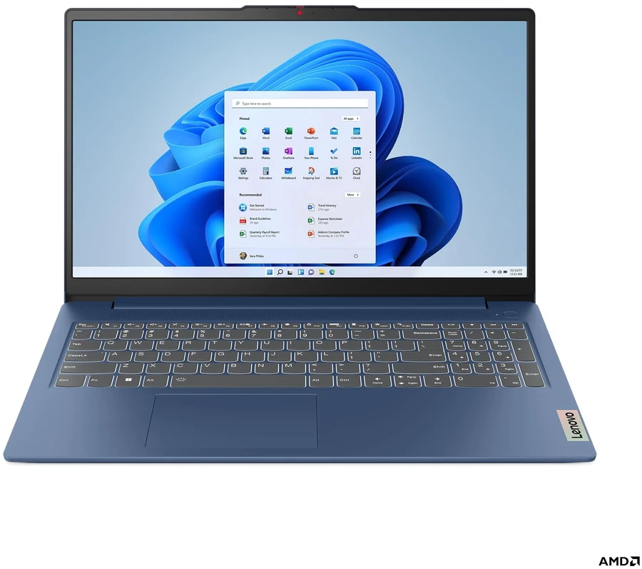 Nešiojamas kompiuteris Lenovo IdeaPad Slim 3 15ABR8 Abyss Mėlyna (82XM01AMCK)