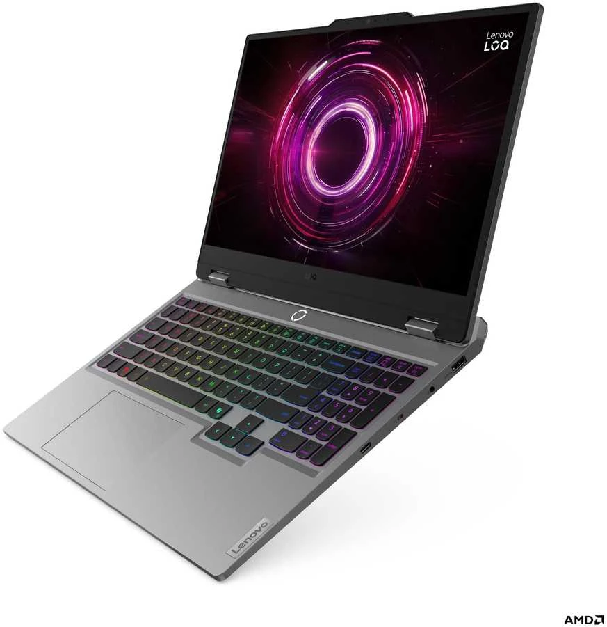 Nešiojamas kompiuteris Lenovo LOQ 15AHP10 | Luna Pilkas | 15.6" | IPS FHD | AMD Ryzen 7 220 | 16 GB DDR5 | 1 TB SSD | NVIDIA GeForce RTX 5050 GDDR7 8 GB | Windows 11 Home