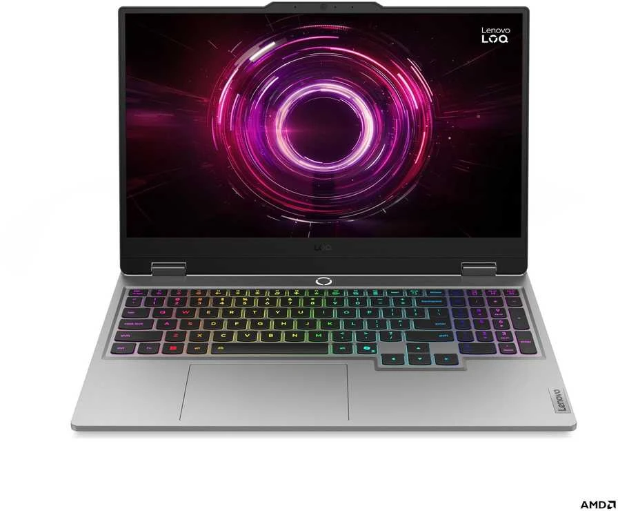 Nešiojamas kompiuteris Lenovo LOQ 15AHP10 | Luna Pilkas | 15.6" | IPS FHD | AMD Ryzen 7 220 | 16 GB DDR5 | 1 TB SSD | NVIDIA GeForce RTX 5050 GDDR7 8 GB | Windows 11 Home