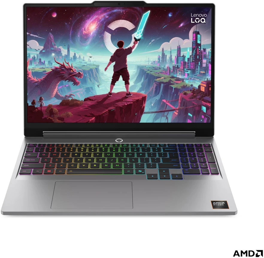 Nešiojamas kompiuteris Lenovo LOQ 15AHP11 Luna Pilkas (83TN007NCK)