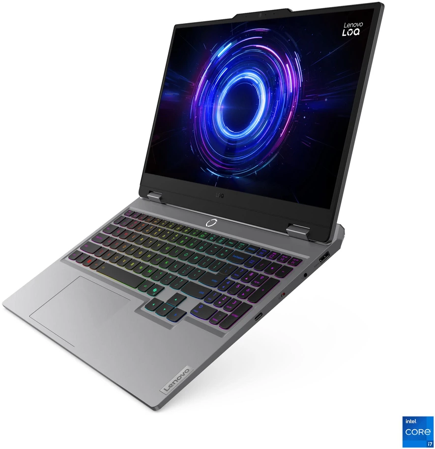 Nešiojamas kompiuteris Lenovo LOQ 15IRX10 Luna Pilkas (83JE01C6CK)