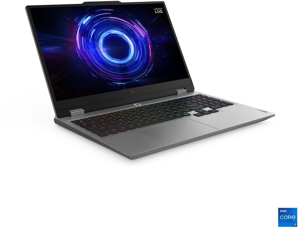 Nešiojamas kompiuteris Lenovo LOQ 15IRX10 Luna Pilkas (83JE01C6CK)