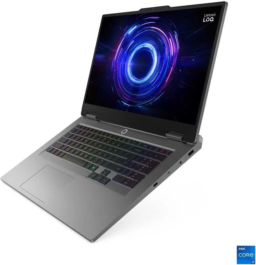 Nešiojamas kompiuteris Lenovo LOQ 17IRX10 Luna Pilkas (83JH0035CK)