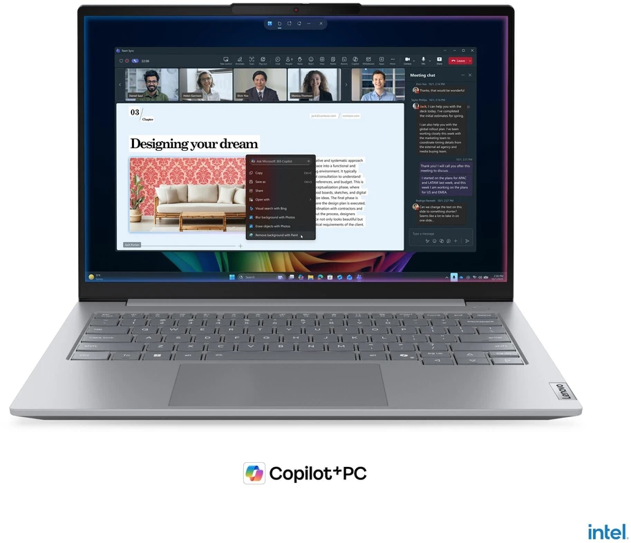LENOVO NTB ThinkBook 14 G9 IPL - 14" WUXGA, Ultra7 355, 32GB, 512SSD, W11P, 3R nešiojamas kompiuteris
