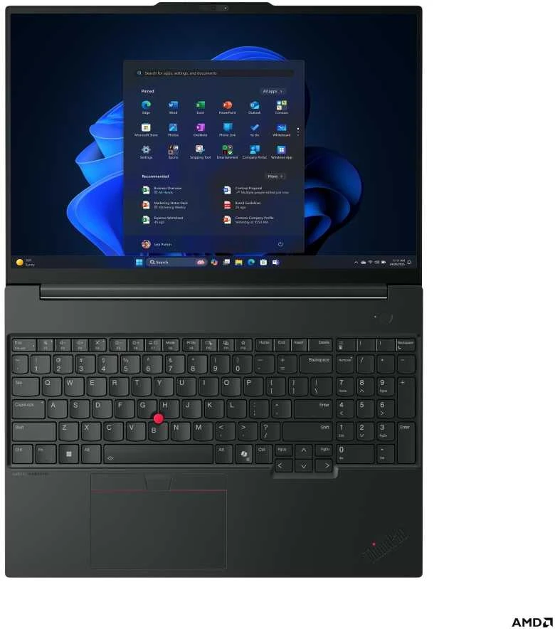 Nešiojamas kompiuteris Lenovo ThinkPad E16 G3 AMD | 16" IPS WUXGA | Ryzen 7 250 | 16 GB DDR5 | SSD 512 GB | Windows 11 Pro