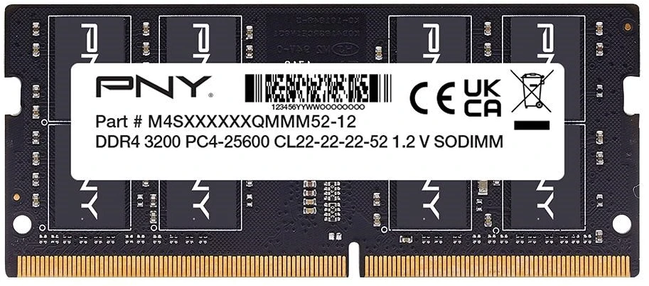 RAM atmintis PNY MN8GSD43200-TB 8 GB DDR4 3200 MHz CL22