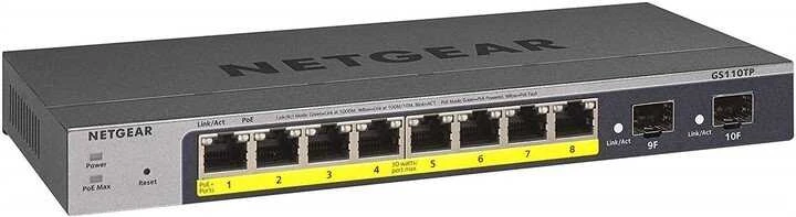 Šakotuvas NETGEAR 10 prievadų Gb Smart Managed Pro Switch m. PoE