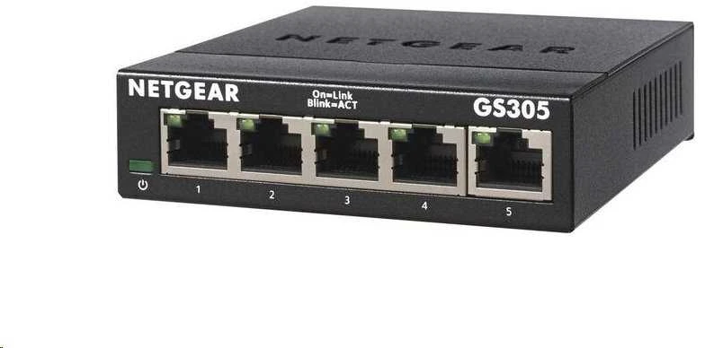 Šakotuvas Netatmo Netgear jungiklis GS305-300PES nevaldomas, stalinis kompiuteris, 1 Gbps (RJ-45) prievadų kiekis 5, maitinimo tipas vienas