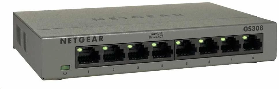 Šakotuvas Netatmo Netgear Switch GS308-300PES Nevaldomas, stalinis, 1 Gbps (RJ-45) jungtys kiekis 8