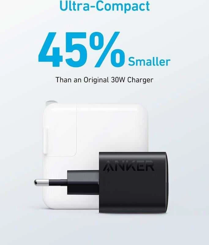 "Anker" įkroviklis 323 33W 1x USB-A 1x USB-C