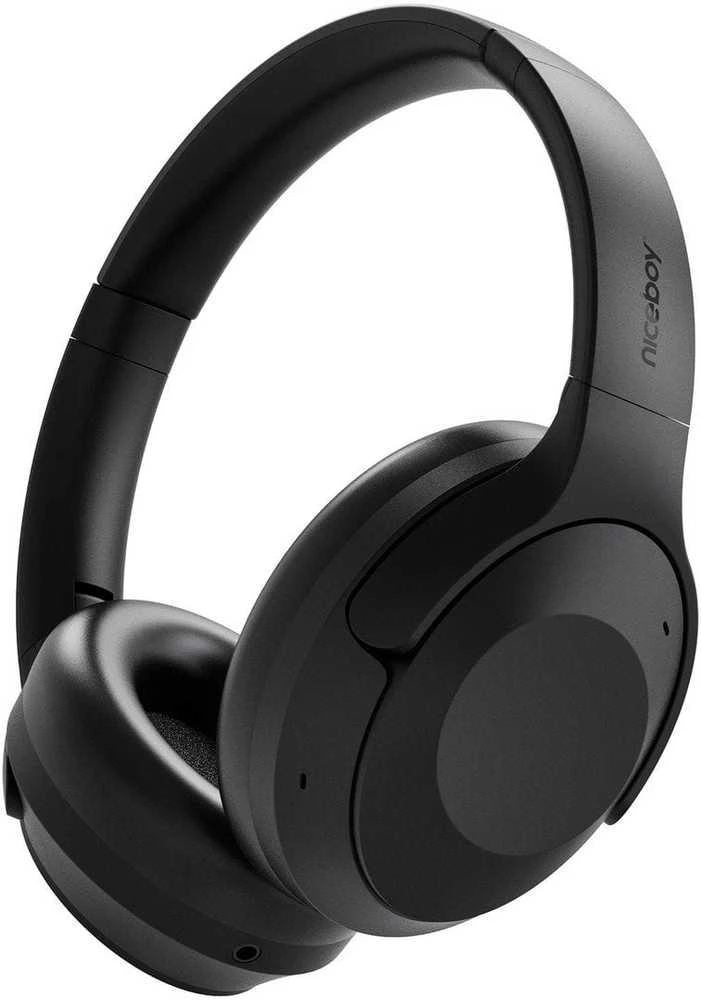 Juodos Niceboy Aura 5 ANC ausinės su audio jungtimi