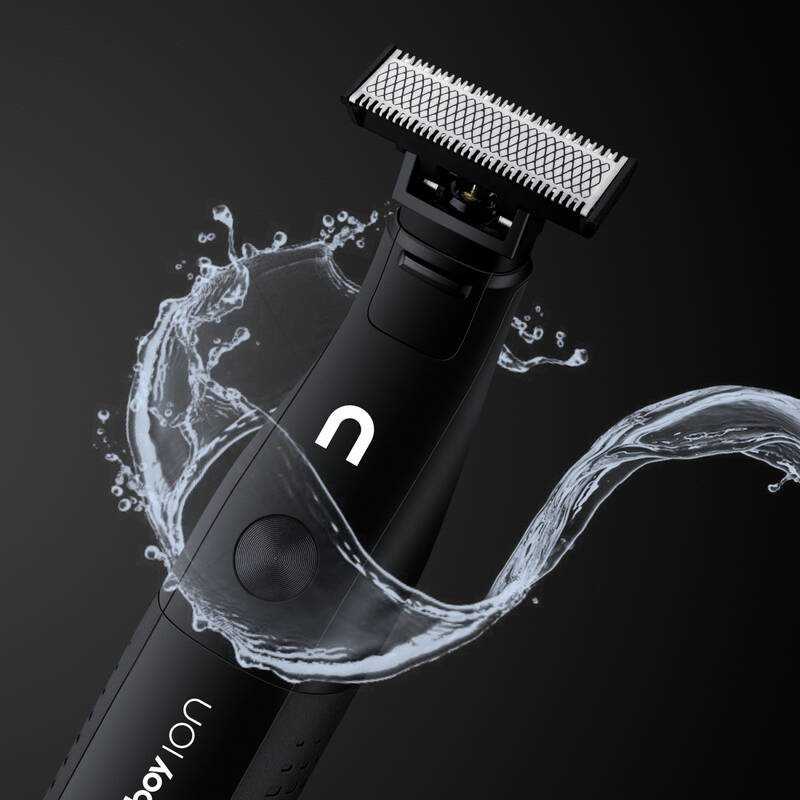 Kirptuvas Niceboy ION AirBlade Barzdaskutė Kirptuvas do Brody Ciała 1 mm 3 mm 5 mm 90 minut