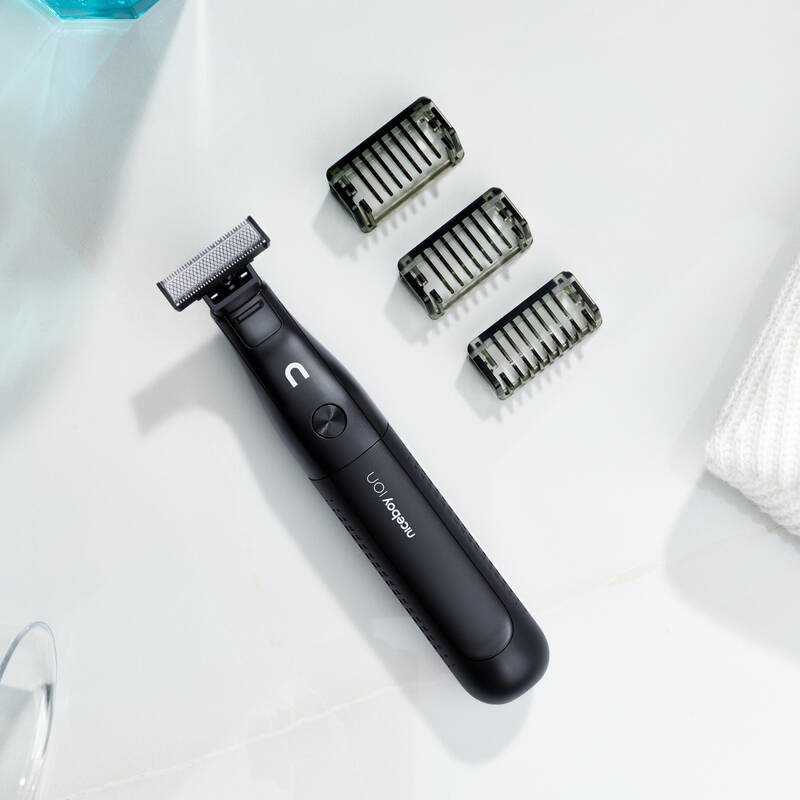 Kirptuvas Niceboy ION AirBlade Barzdaskutė Kirptuvas do Brody Ciała 1 mm 3 mm 5 mm 90 minut