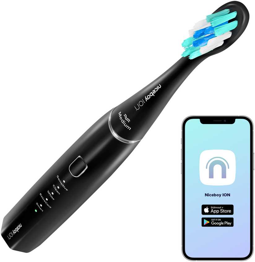 Šepetėlis Niceboy Niceboy ION Sonic Elektrinis dantų šepetėlis 800 mah