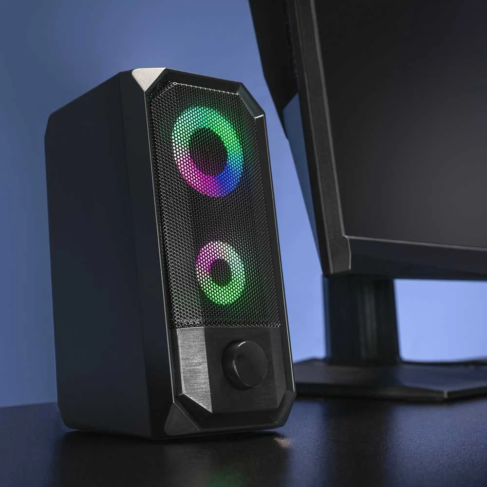 Kompiuterio kolonėlės Niceboy ORYX VOX 2.0 garsiakalbiai 12W / 3,5 mm lizdas / USB