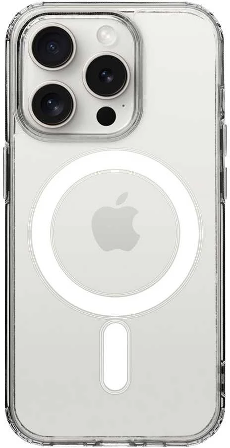 Tactical MagForce dėklas telefonui Apple iPhone 15 Pro skaidrus