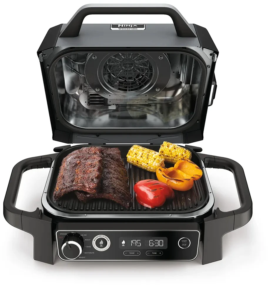 Ninja Kitchen Woodfire™ Lauko grilis/kepsninė
