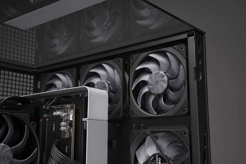 NOCTUA NF-A12x25 G2 Sx2-PP PWM Fan – 2 vnt., 120mm, chromax/juodas