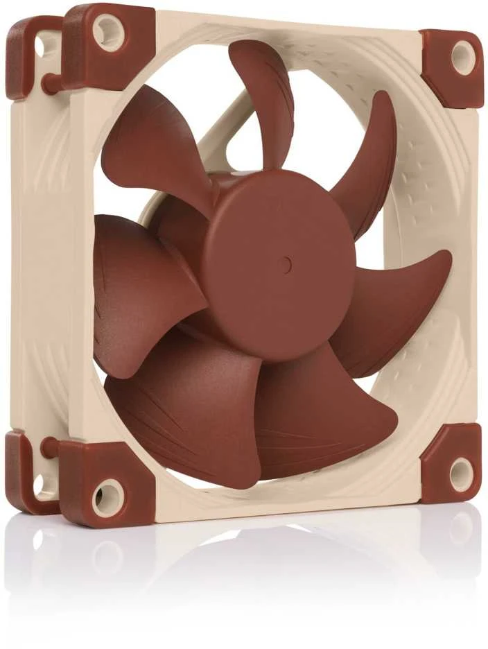 Noctua NF-A8 ULN computer cooling system Kompiuterio dėklas Fan 8 cm rusvai gelsvas, Brown