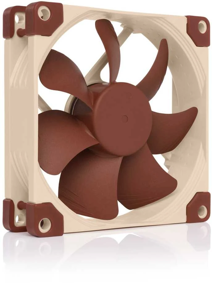 Noctua NF-A9 FLX computer cooling system Kompiuterio dėklas Fan 9.2 cm rusvai gelsvas, Brown