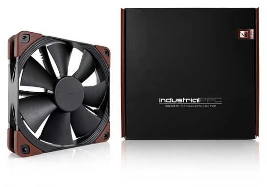 Kompiuterio Korpuso Ventiliatorius - Noctua NF-F12 Industrial PPC-3000 PWM, juodas