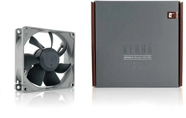 Noctua NF-R8 redux-1800 PWM Kompiuterio dėklas Fan 8 cm Juodas, Pilkas
