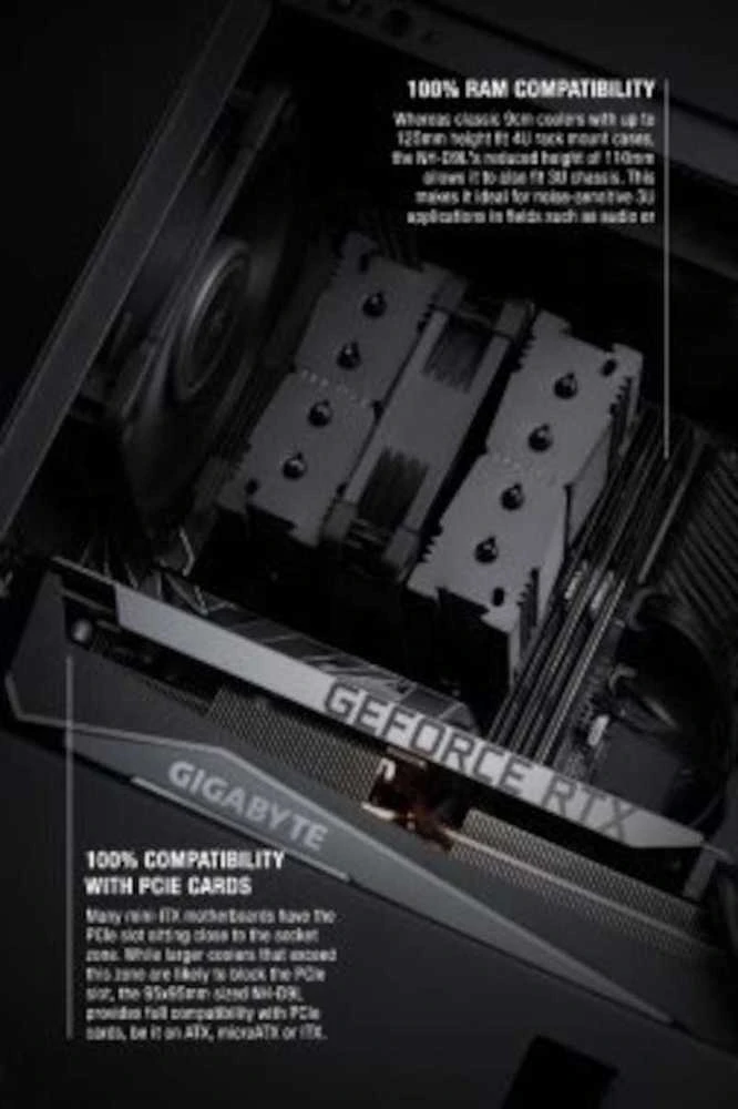 NOCTUA NH-D9L chromax.juodas procesoriaus aušintuvas