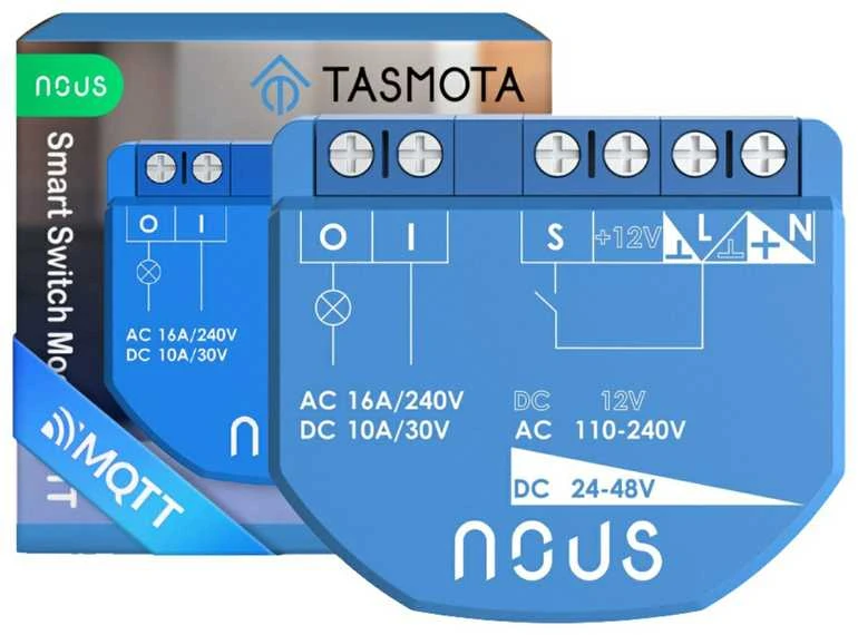 NOUS B1T WIFI Tasmota 1 kanalo relė ESP32
