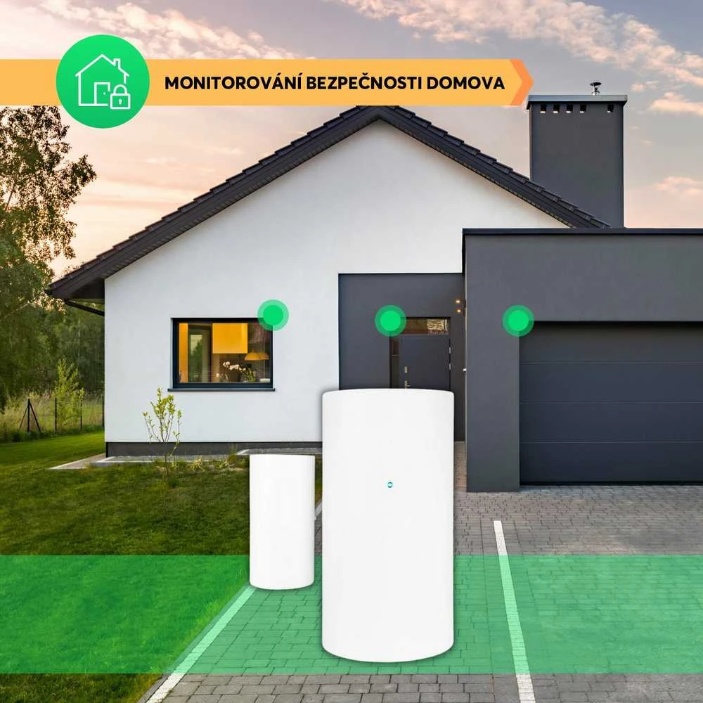 Išmanusis durų/langų jutiklis E3, ZigBee, TUYA / Smart Life, NOUS