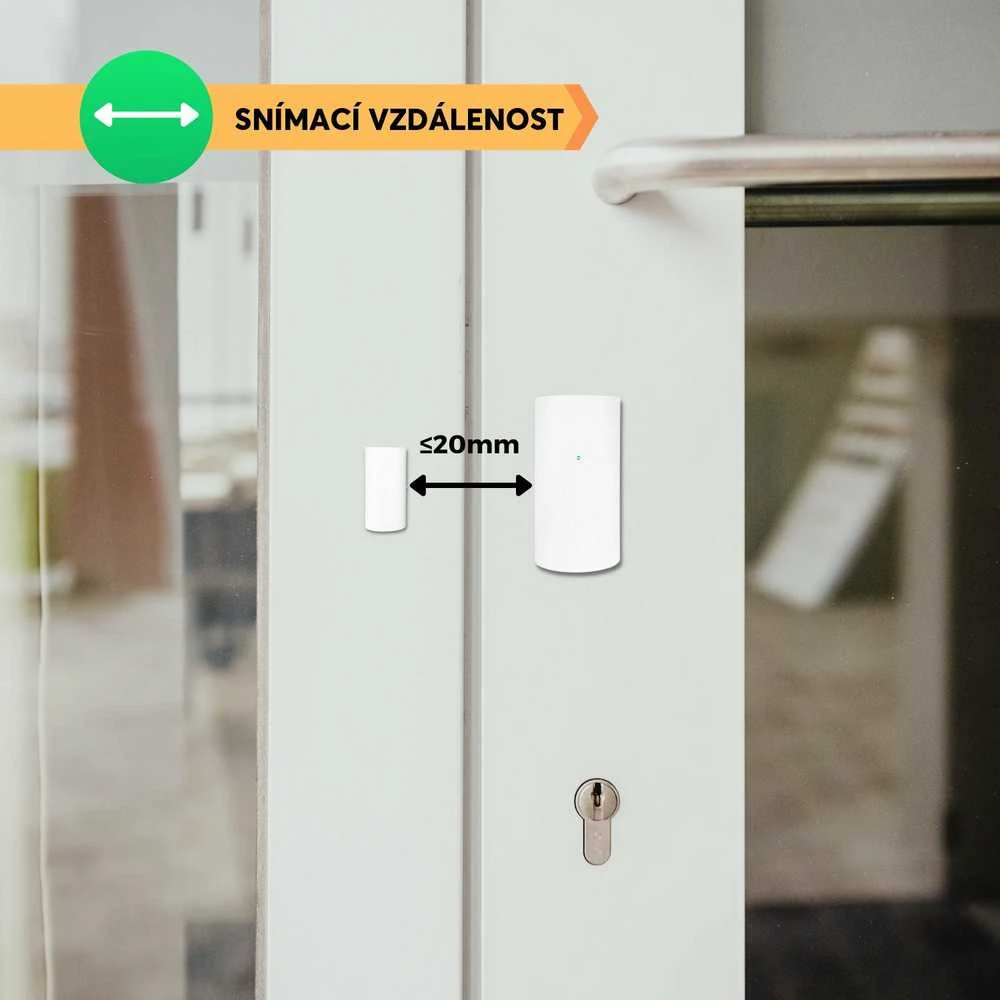 Išmanusis durų/langų jutiklis E3, ZigBee, TUYA / Smart Life, NOUS