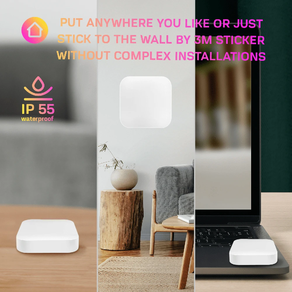 Išmanusis ZigBee belaidis jungiklis LZ4, TUYA / Smart Life, NOUS