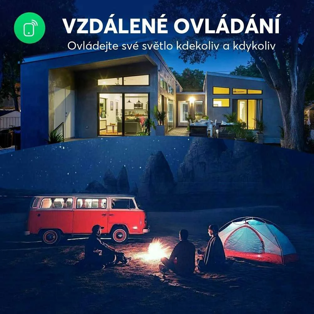 Lemputė LED E27, 230V, 9W, 810lm, 2700K - 6500K, RGB, išmanioji Wi-Fi, valdoma programėle, TUYA / Smart Life, P3, NOUS