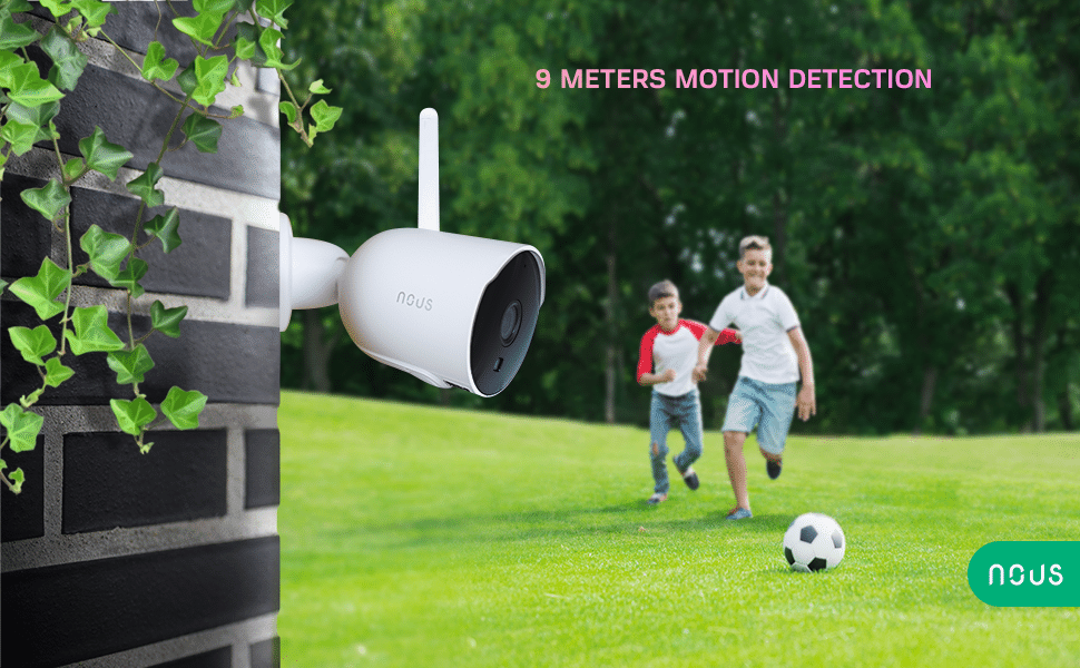 Wi-Fi lauko kamera W7P, 1080P, Micro-SD kortelės lizdas, IP66, TUYA / Smart Life, NOUS