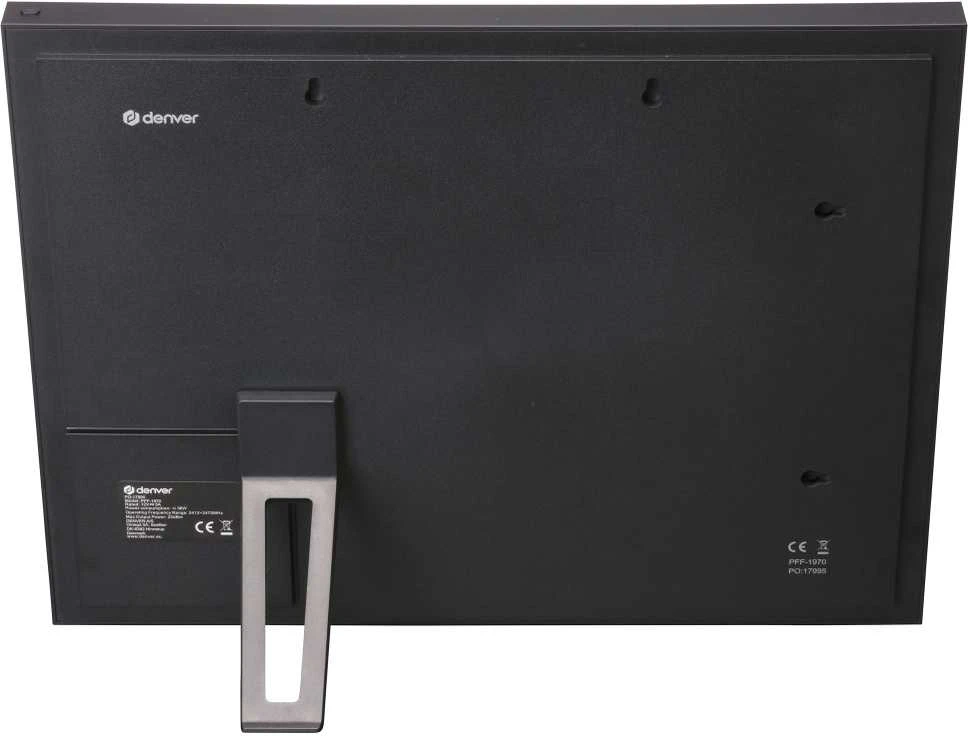 DNV Denver PFF-1970 skaitmeninis nuotraukų rėmelis Juoda 48,3 cm (19″) „Wi-Fi“